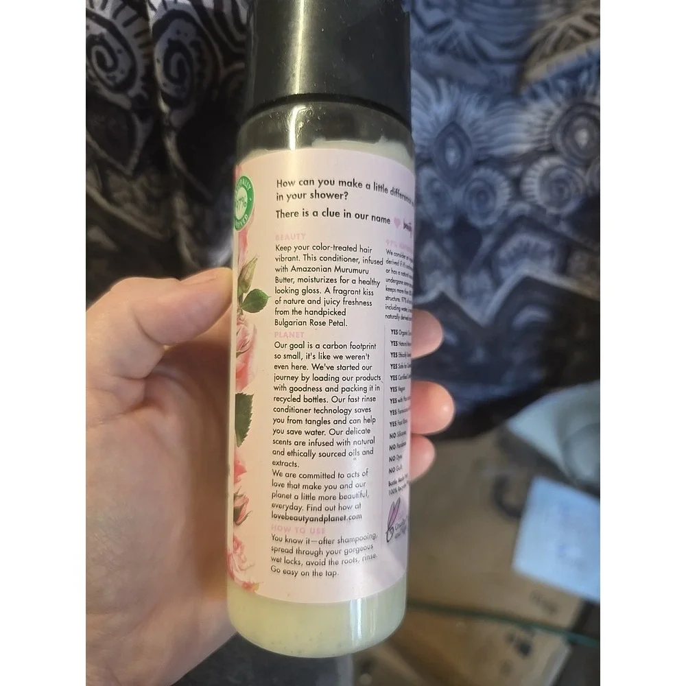Love Beauty & Planet Murumuru Butter & Rose Conditioner Blooming Color 8 Fl Oz